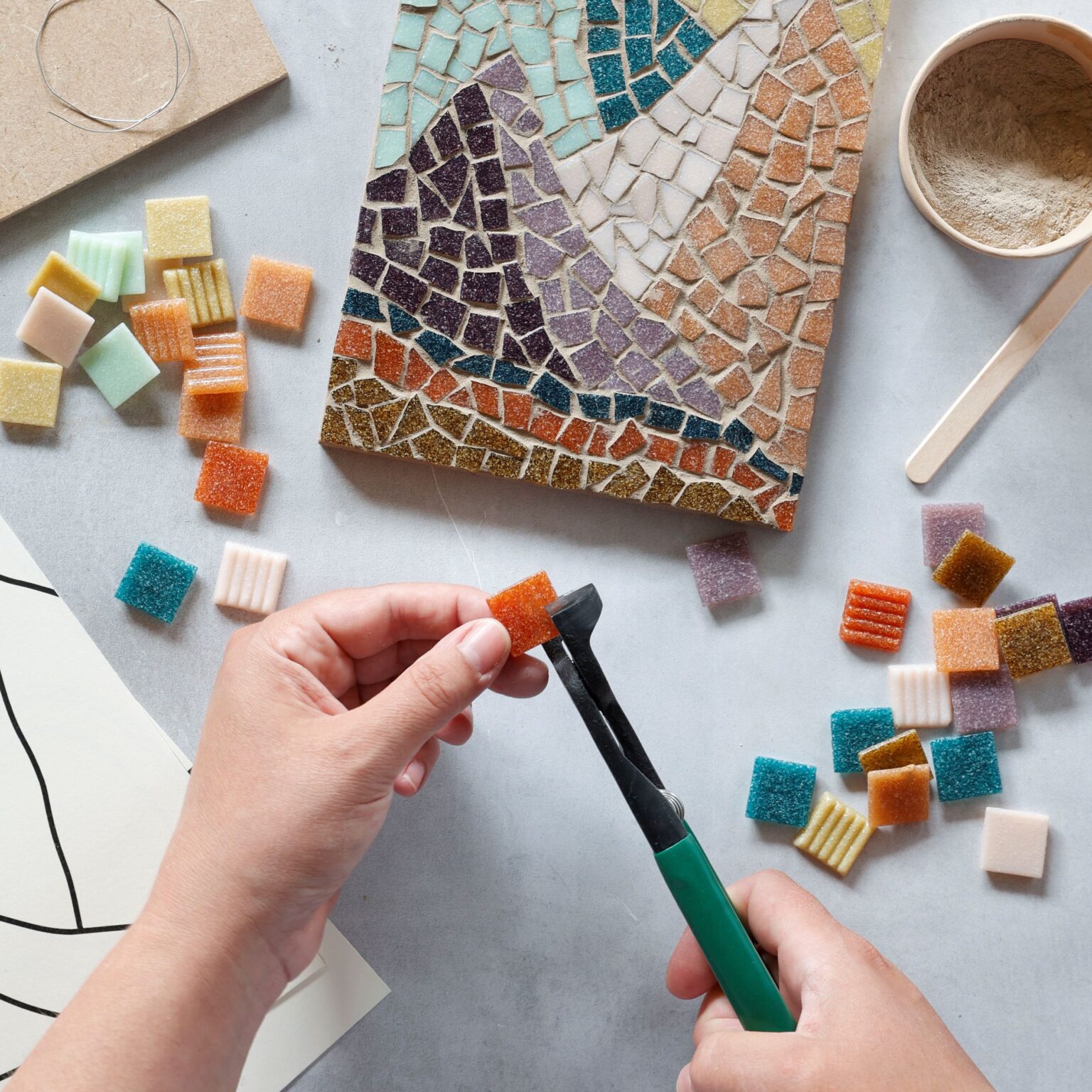 Mosaic kit DIY from Kit Company Glyptoteket